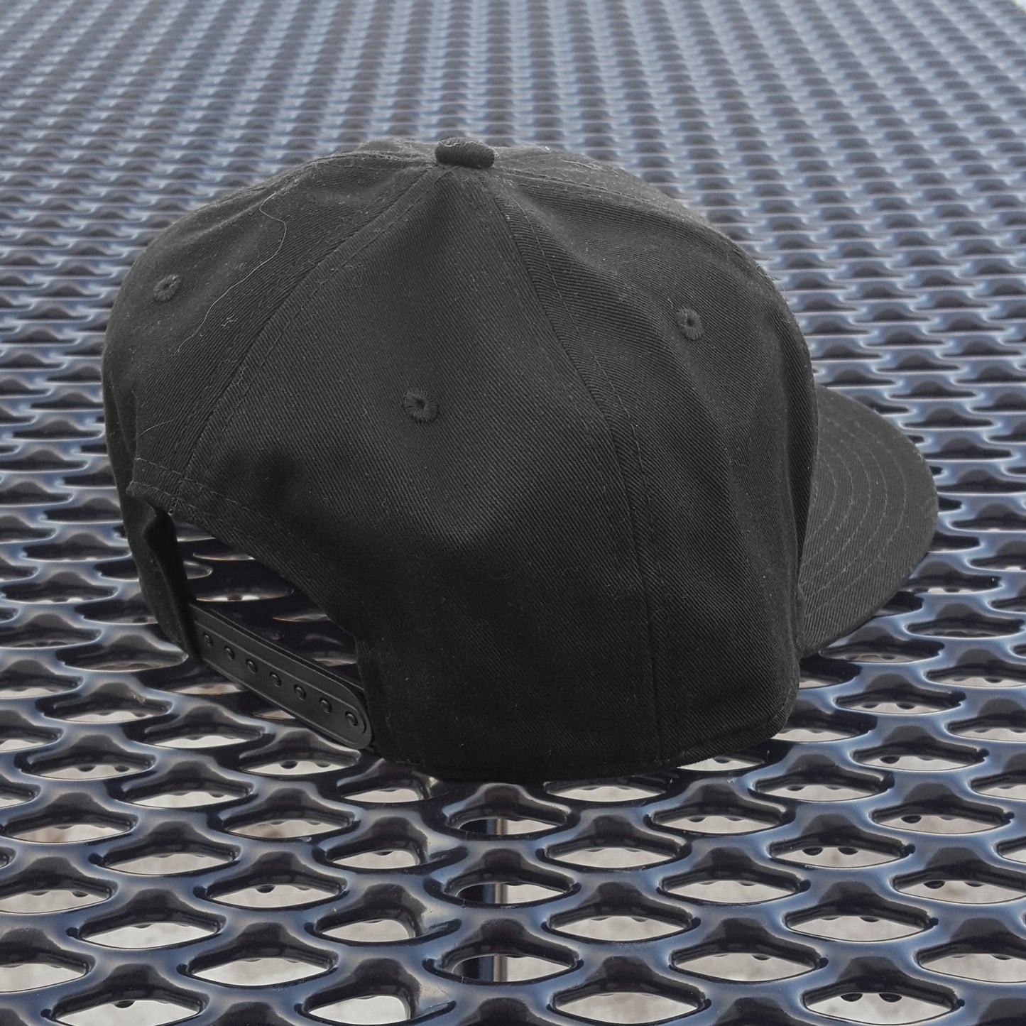 Script Logo Flat Brim Snapback Hat (Original)